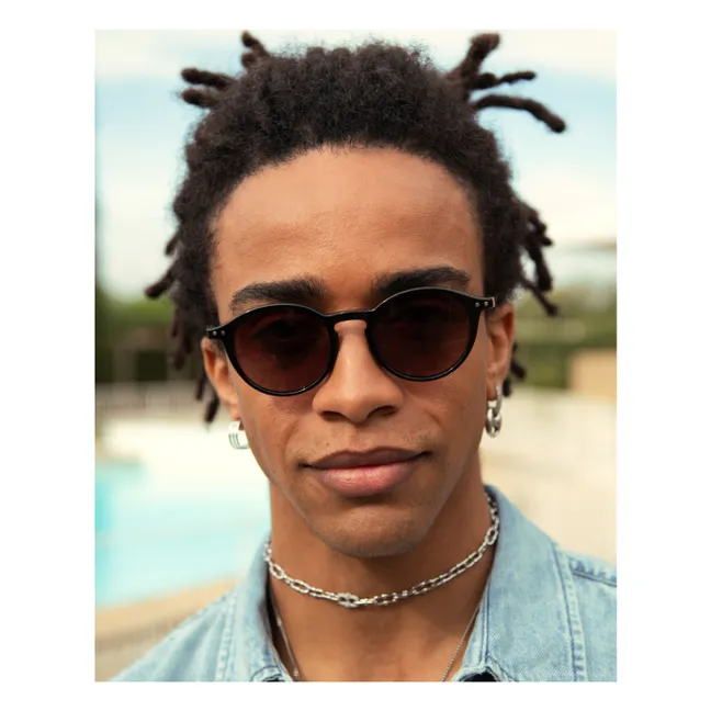 Lunettes de Soleil Polarisées #D | Noir brillant