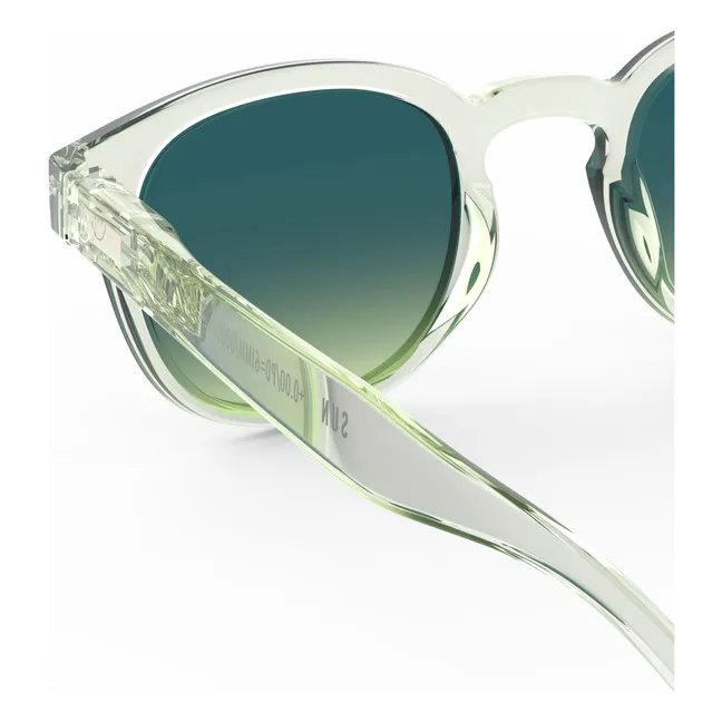 Lunettes de Soleil Polarisées #C | Vert pâle