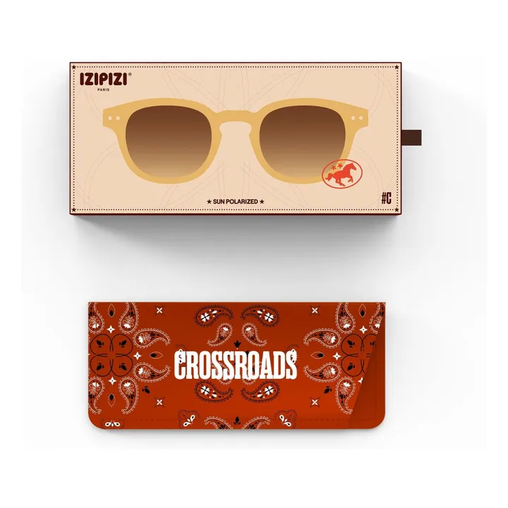Gafas de sol polarizadas #C | Dorado- Imagen del producto n°5