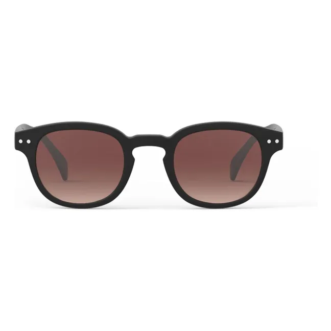 Gafas de sol polarizadas #C | Negro brillante