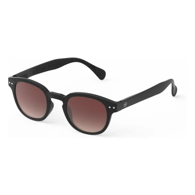 Gafas de sol polarizadas #C | Negro brillante