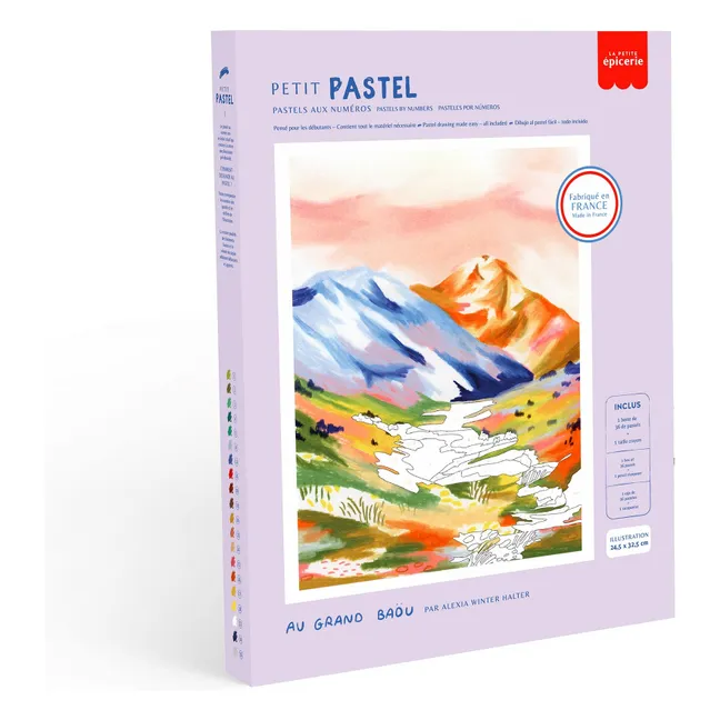 Pastel by number kit - Au Grand Baöu