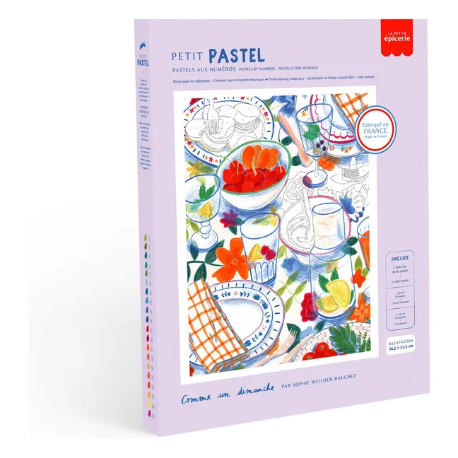 Pastel kit by number - Comme un Dimanche
