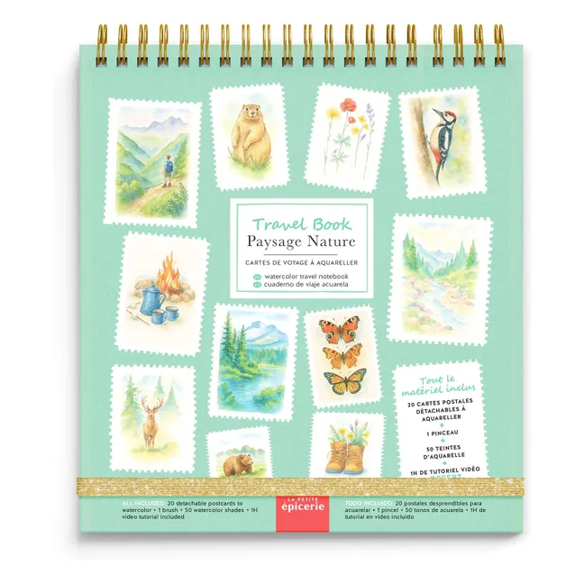 Watercolor notebook - Nature Landscape
