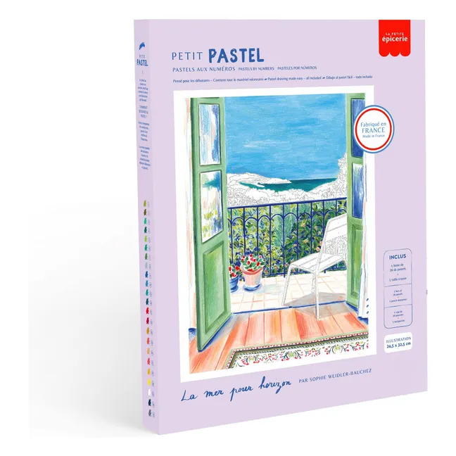 Pastel kit by number - La Mer pour Horizon