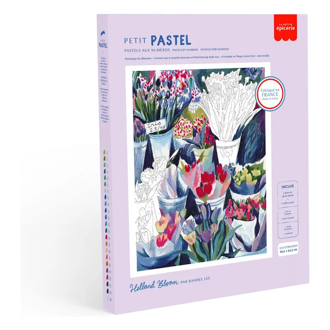 Pastel by number kit - Holland Bloom