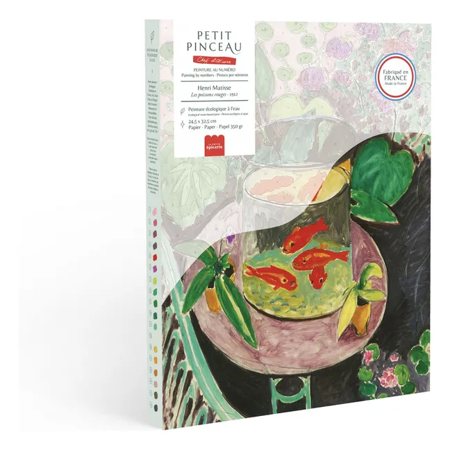 Kit de peinture au numéro - Les Poissons Rouges