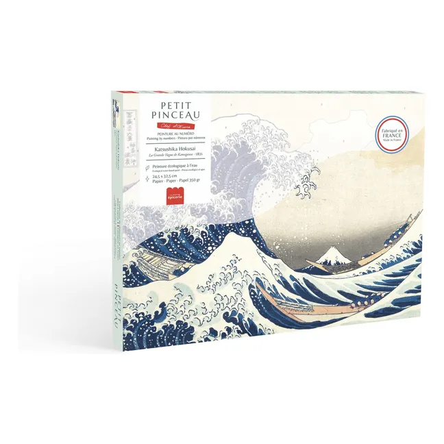 Numbered painting kit - The Great Wave of Kanagawa