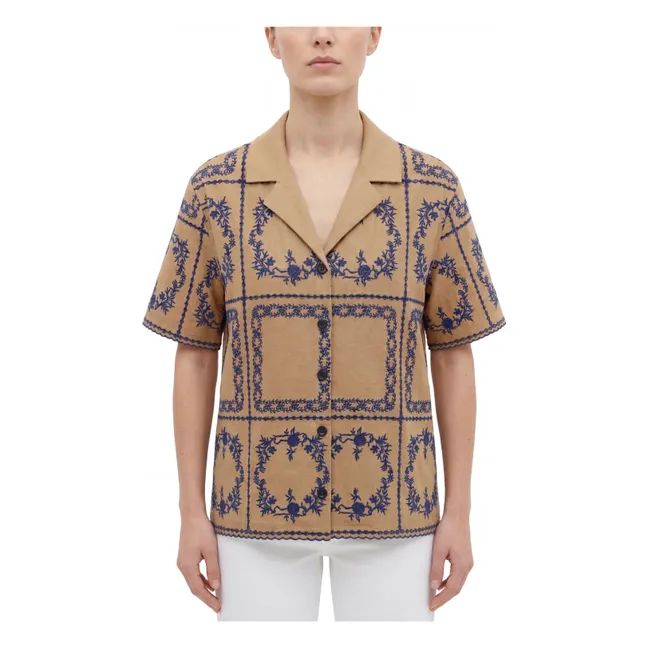 Chemise Claudel Coton | Bleu roi