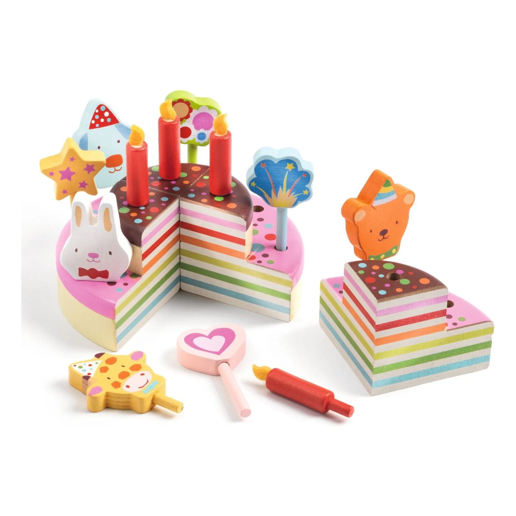Djeco Multicoloured Happy Birthday