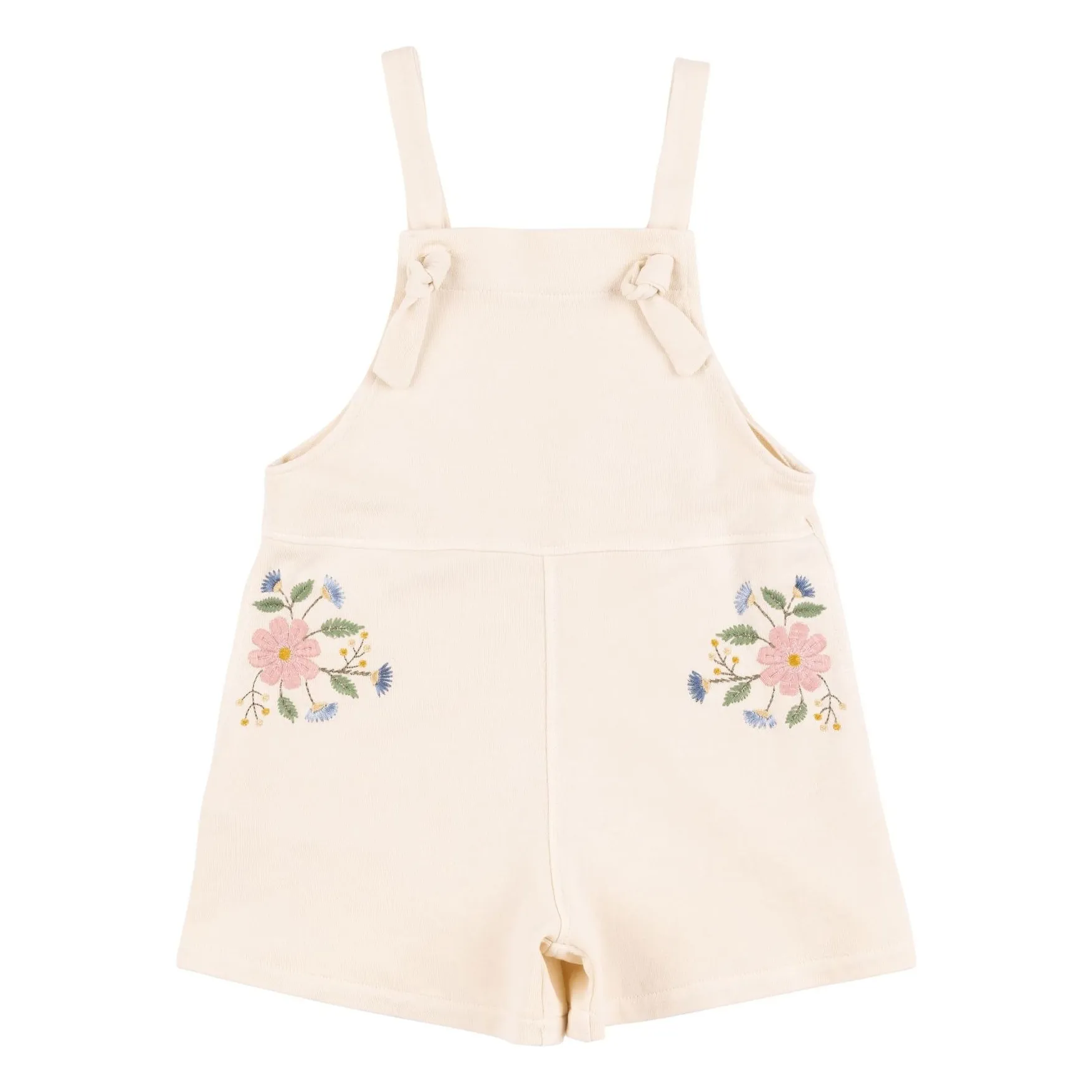 Babe & Tess Cream Talita Embroidered Playsuit