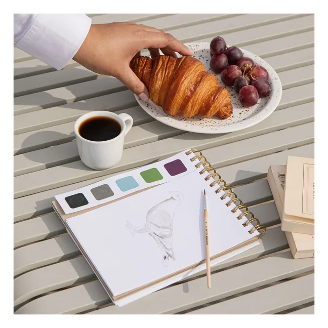 Carnet d'aquarelle - Spring in Paris