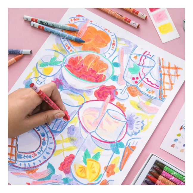 Pastel kit by number - Comme un Dimanche