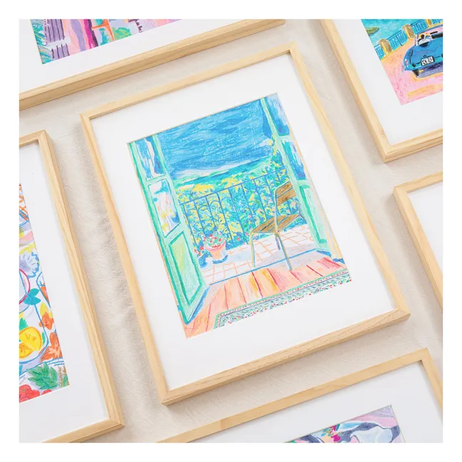 Pastel kit by number - La Mer pour Horizon