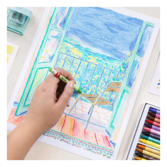 Pastel kit by number - La Mer pour Horizon