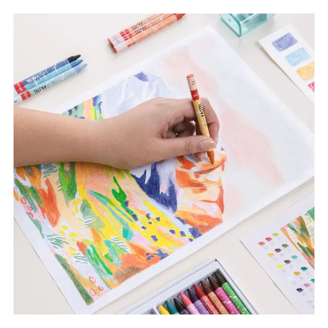 Pastel by number kit - Au Grand Baöu