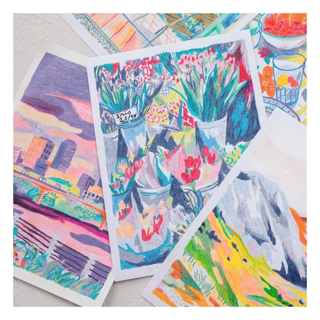 Pastel by number kit - Love in Seoul