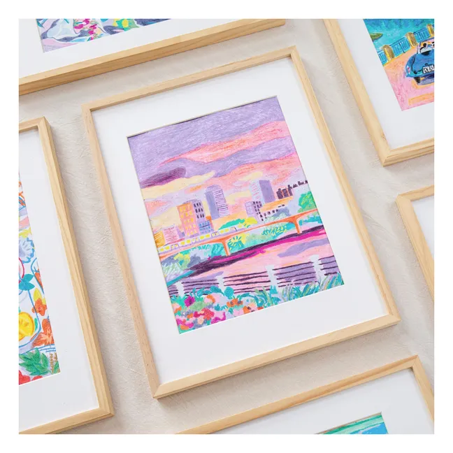 Pastel by number kit - Love in Seoul