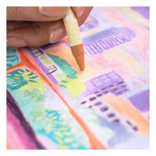 Pastel by number kit - Love in Seoul