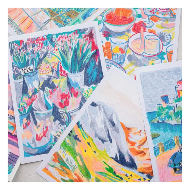 Pastel by number kit - Holland Bloom