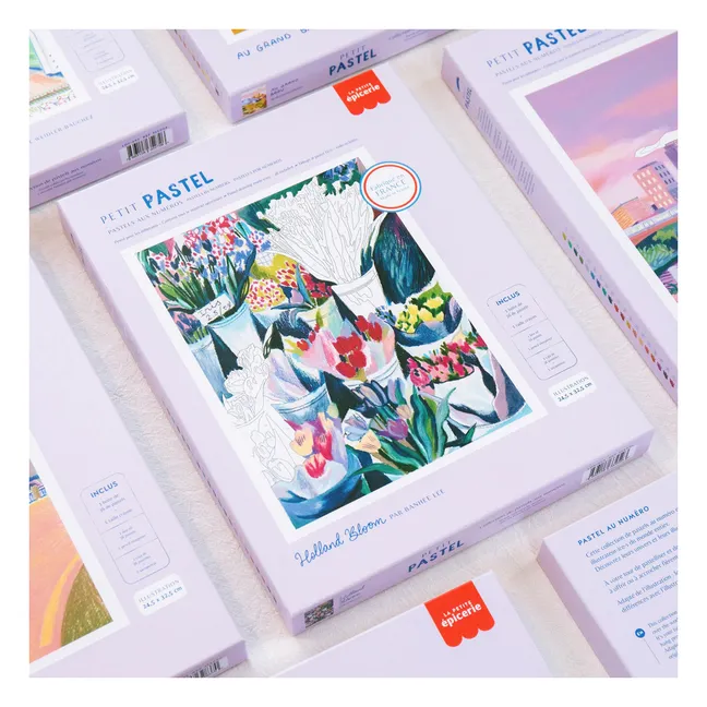 Pastel by number kit - Holland Bloom