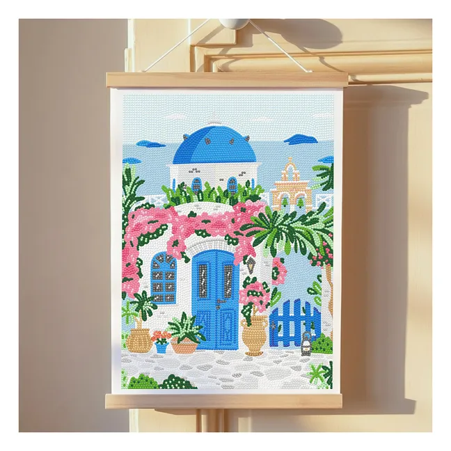 Kit de pintura de diamantes - Isla griega