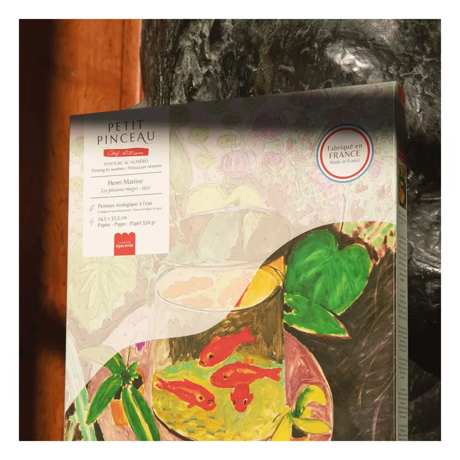 Kit de peinture au numéro - Les Poissons Rouges