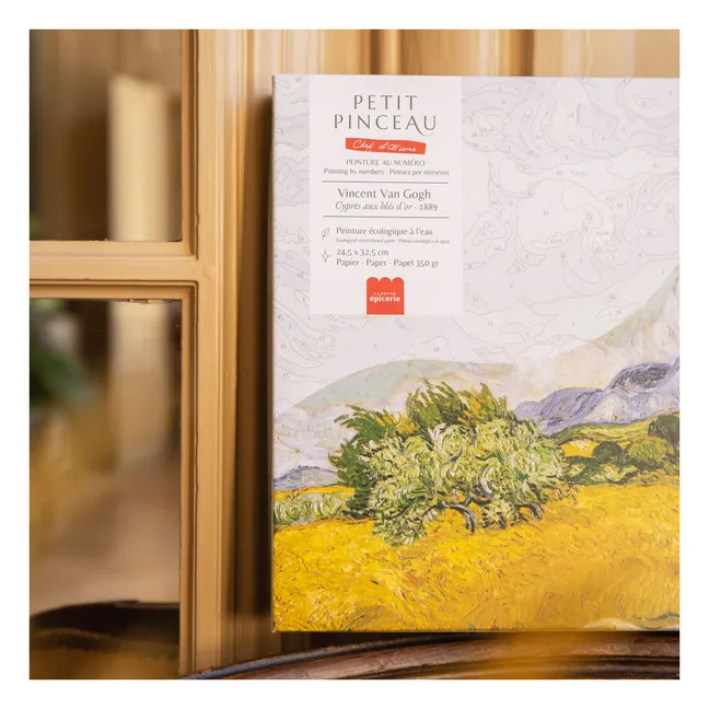 Kit di pittura numerato - Cyprès aux Blés d'Or