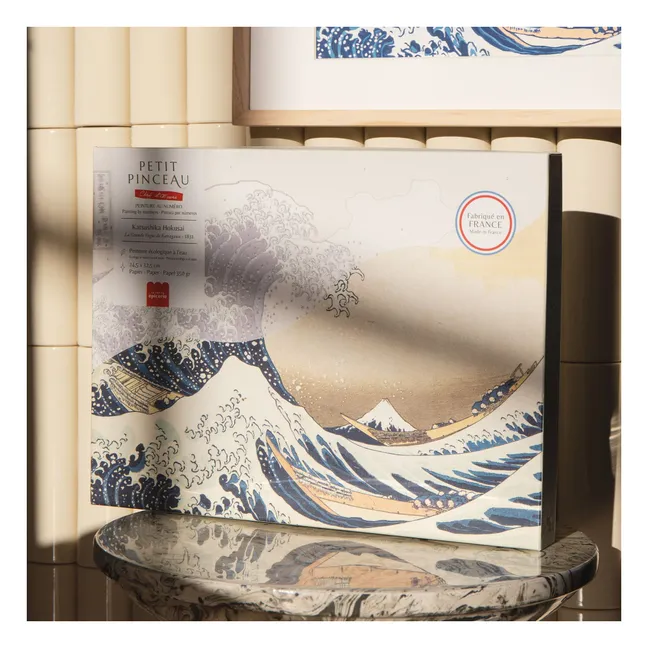 Numbered painting kit - The Great Wave of Kanagawa