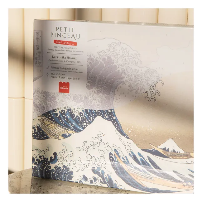 Numbered painting kit - The Great Wave of Kanagawa