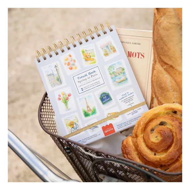 Carnet d'aquarelle - Spring in Paris