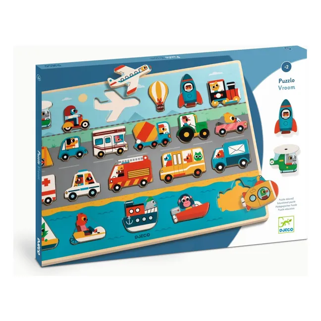 Puzzle de madera con zoom