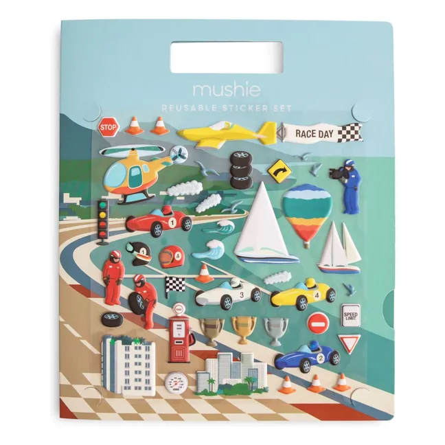Book of repositionable stickers Cars