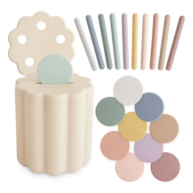 Coin and stick shape box | Dusty Pink