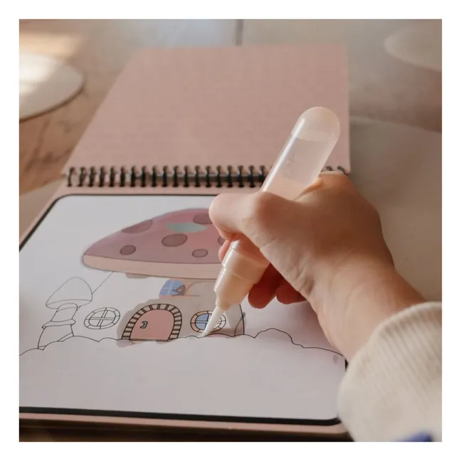 Fées erasable coloring book | Pink