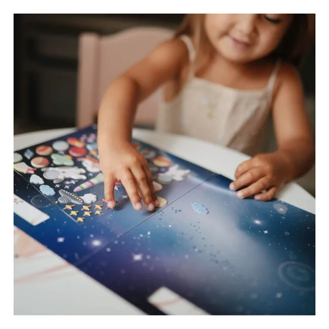 Livre de stickers repositionnables Espace