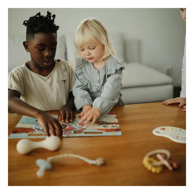 Livre de stickers repositionnables Dino