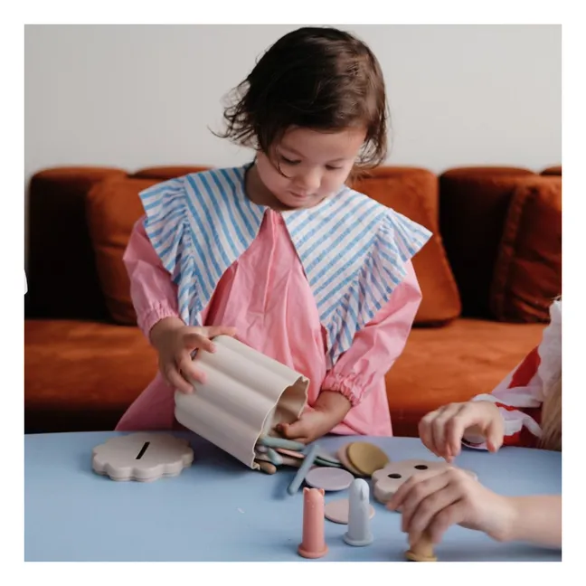 Coin and stick shape box | Dusty Pink