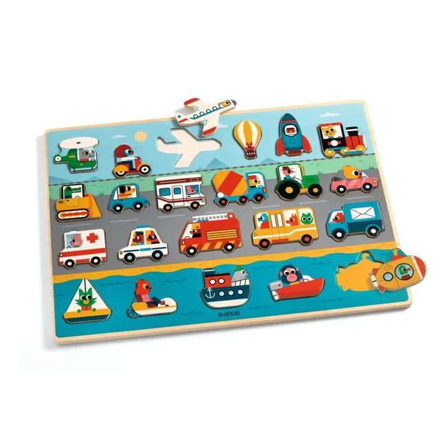 Puzzle de madera con zoom