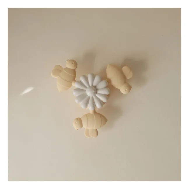 Awakening toy with suction cup Bees | Yellow