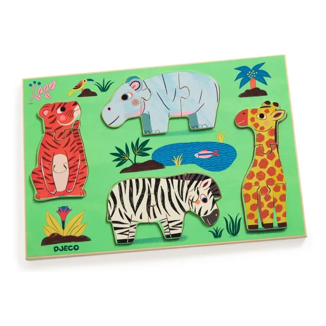 Puzzle de madera Cuckoo Tiger