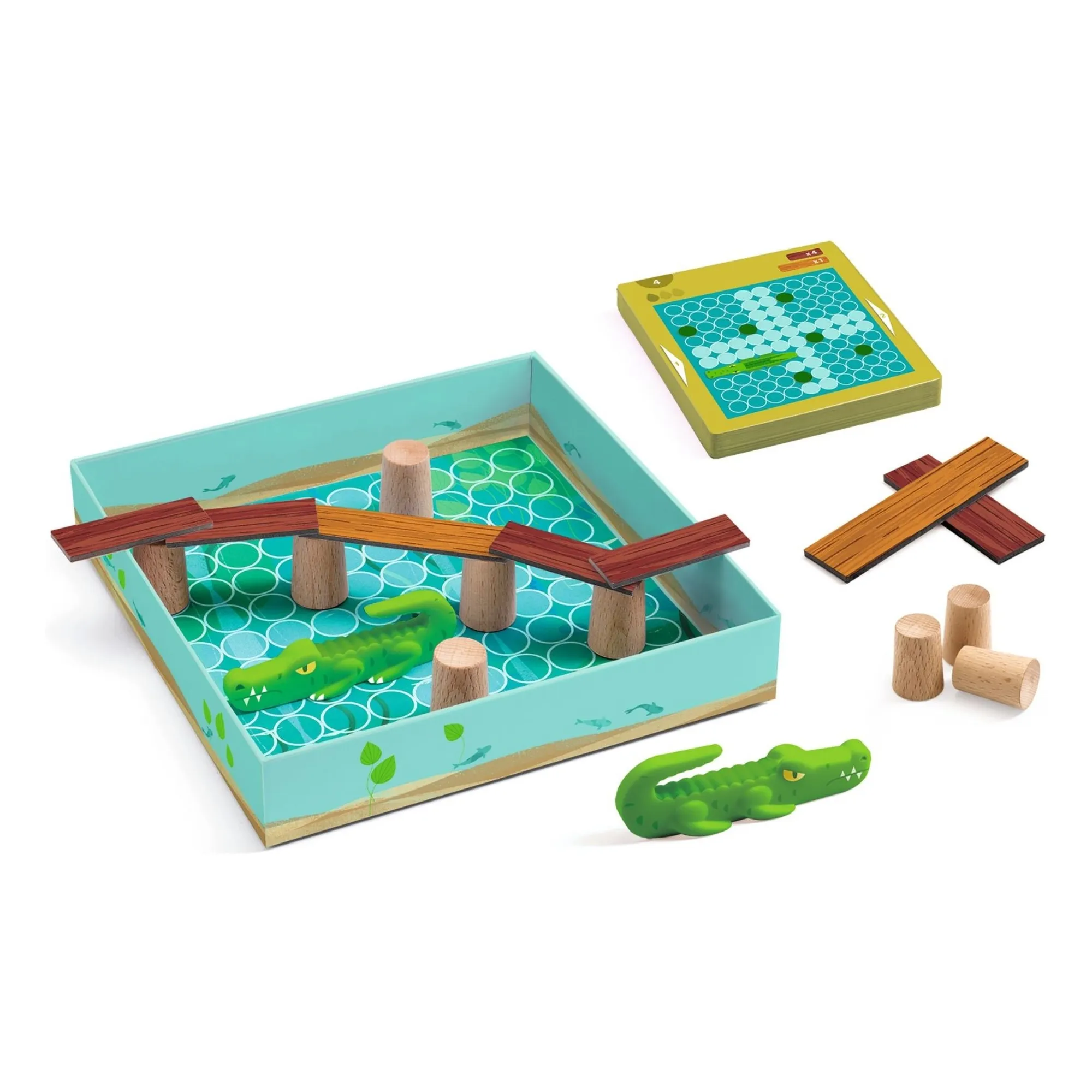 Djeco Multicoloured Croco Bridge