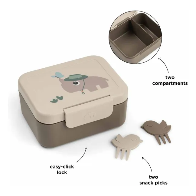 Caja de aperitivos Trails | Marrón