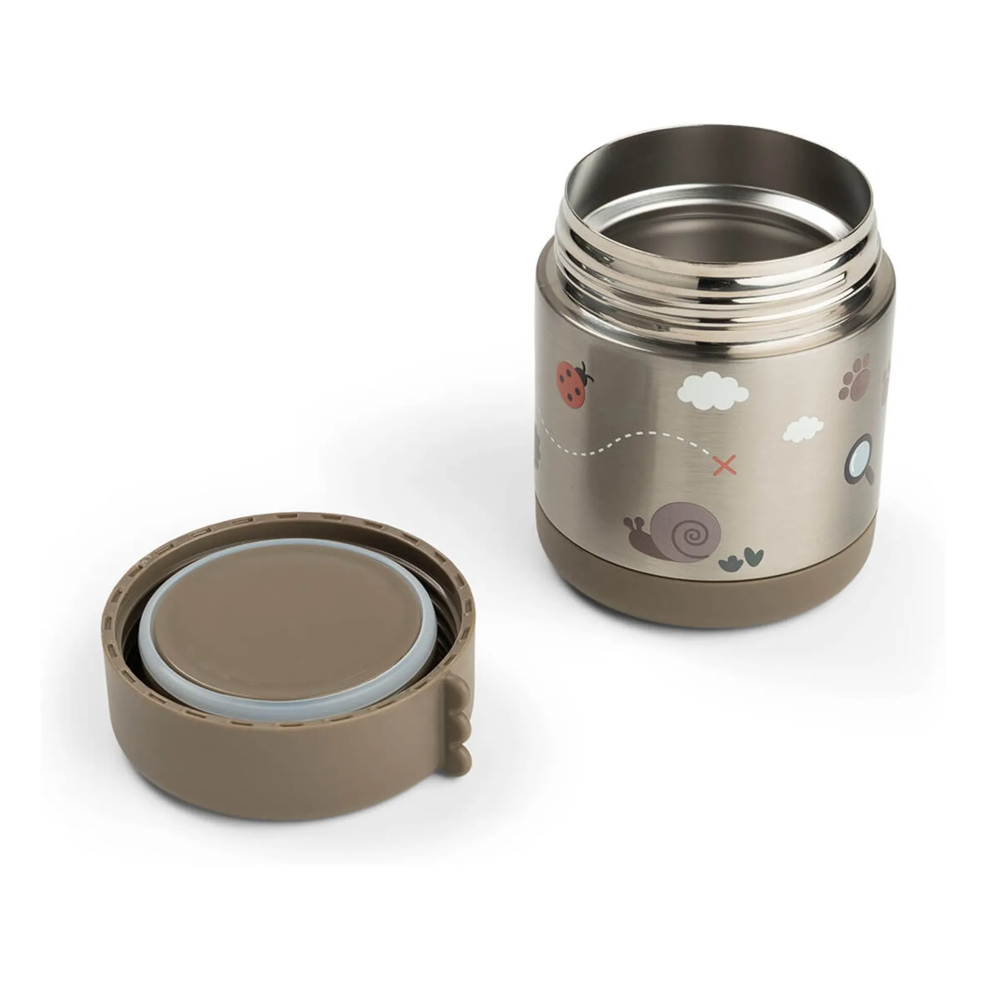 Boîte repas isotherme Trails | Marron- Image produit n°3