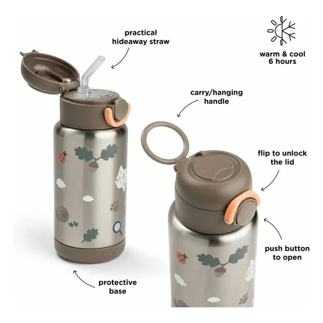 Gourde isotherme Trails | Marron