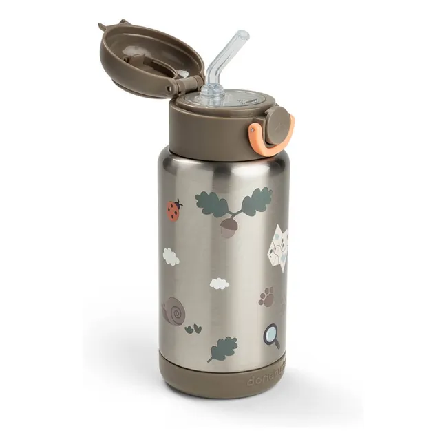 Bottiglia d'acqua isolata Trails | Marrone