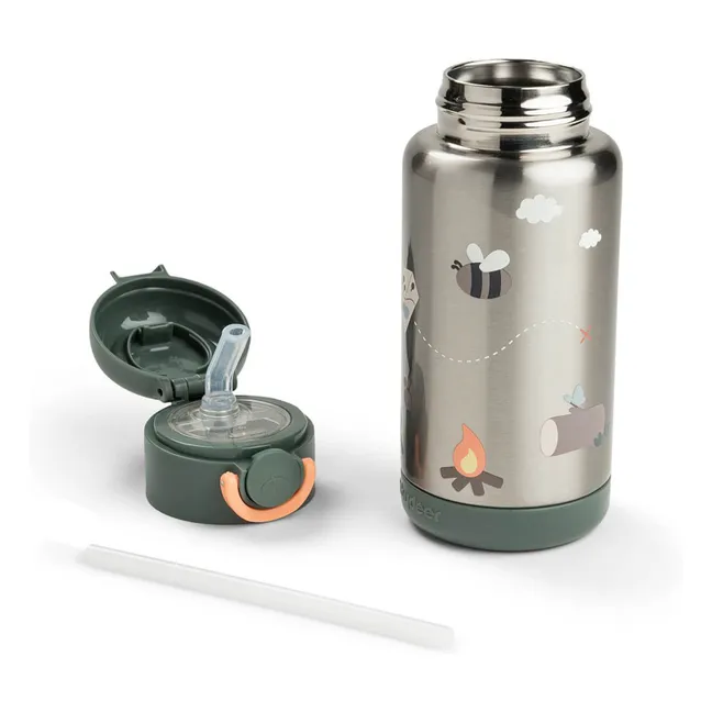 Gourde isotherme Trails | Vert foncé