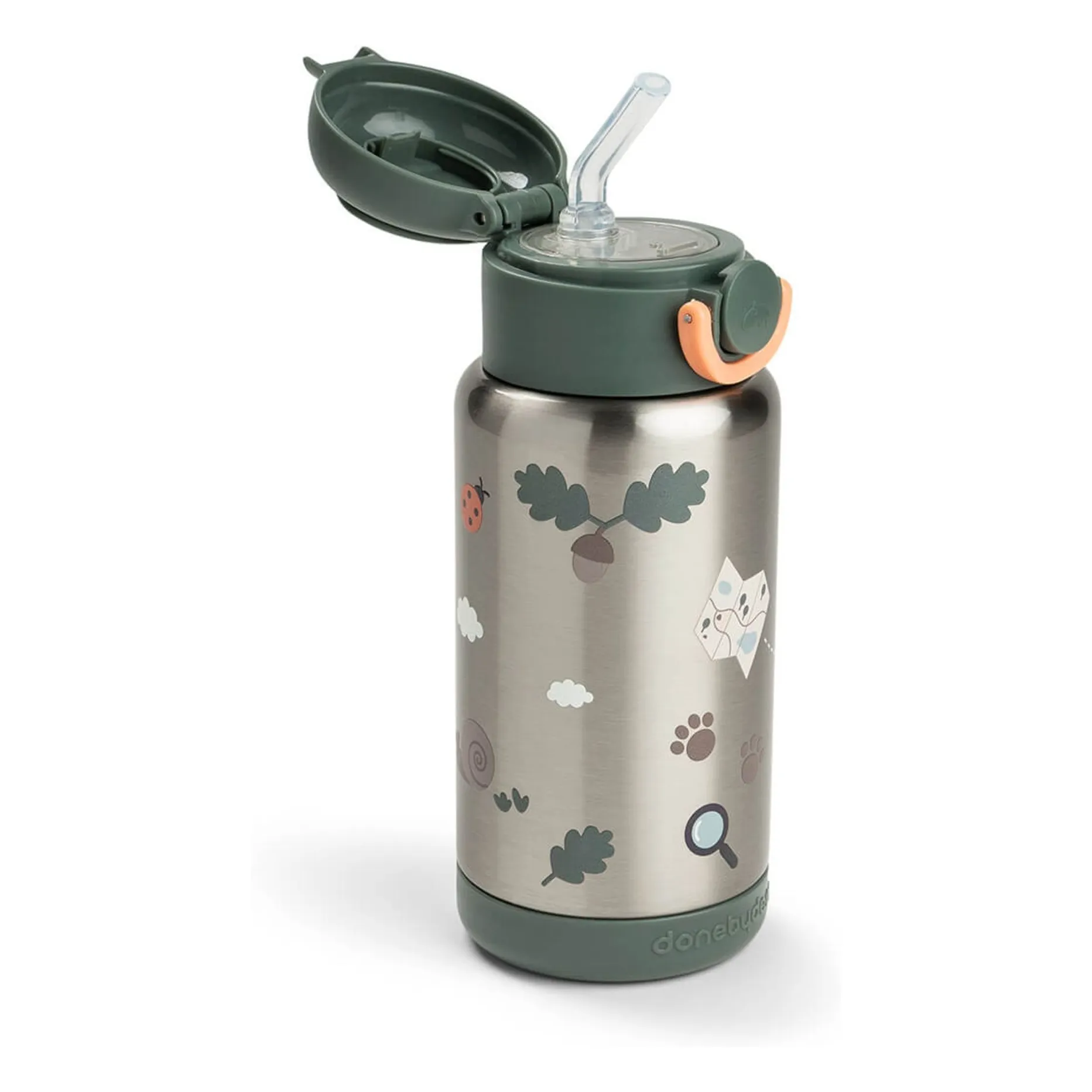 Gourde isotherme Trails | Vert foncé- Image produit n°3