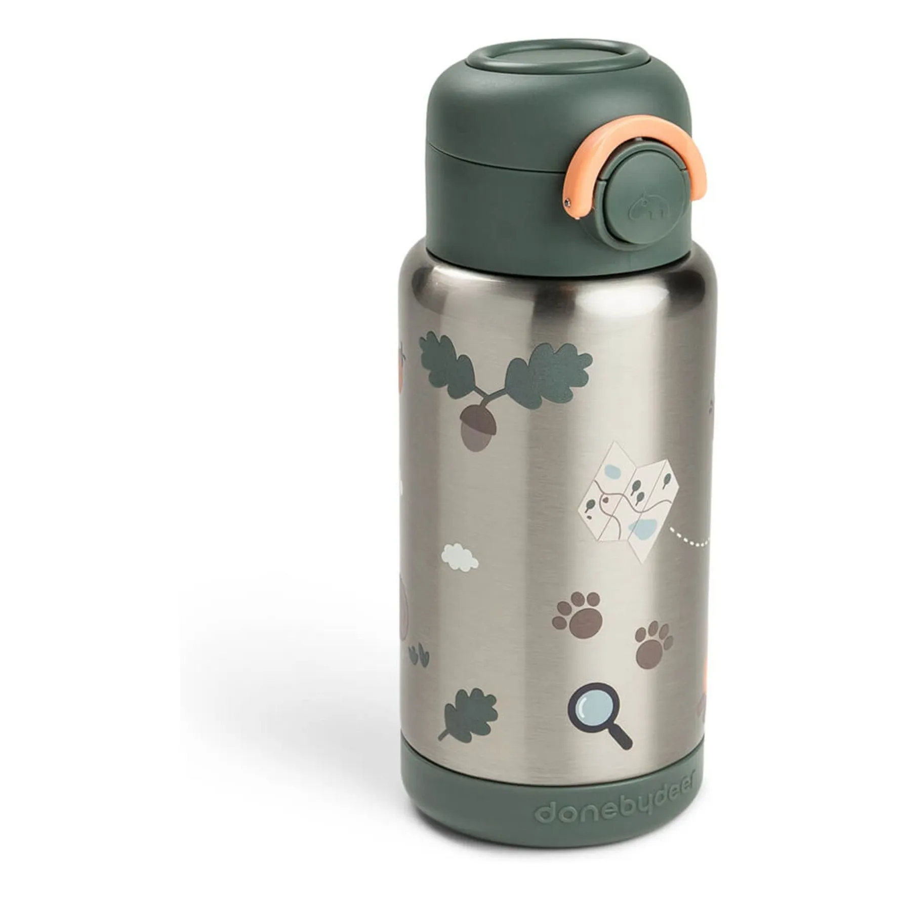 Gourde isotherme Trails | Vert foncé- Image produit n°0