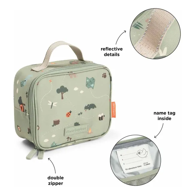 Mini Trails cooler bag | Sage